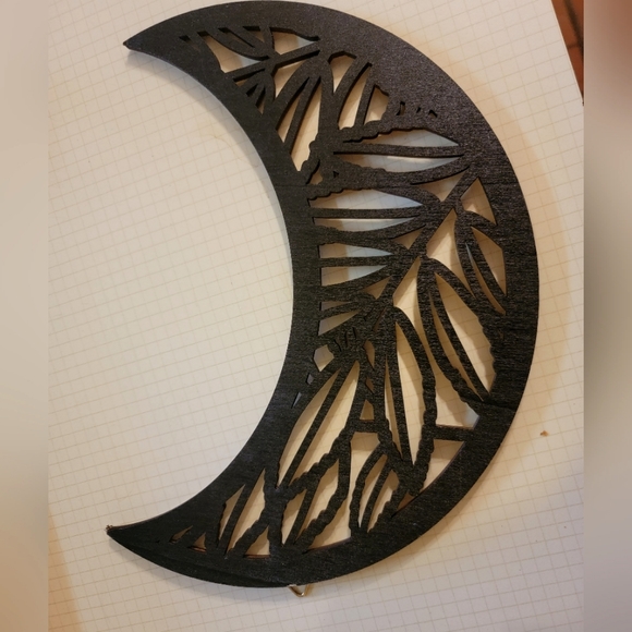 Multi shape black wood home decor - Picture 7 of 8